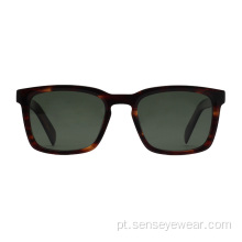 Design vintage UV400 ECO BIO ACETATE POLARIZELIZED SUNGLESSES